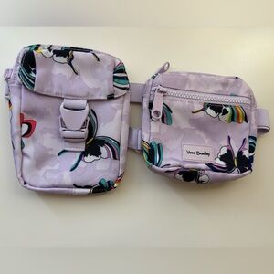 Vera Bradley ReActive belt bag in lavender butterflies